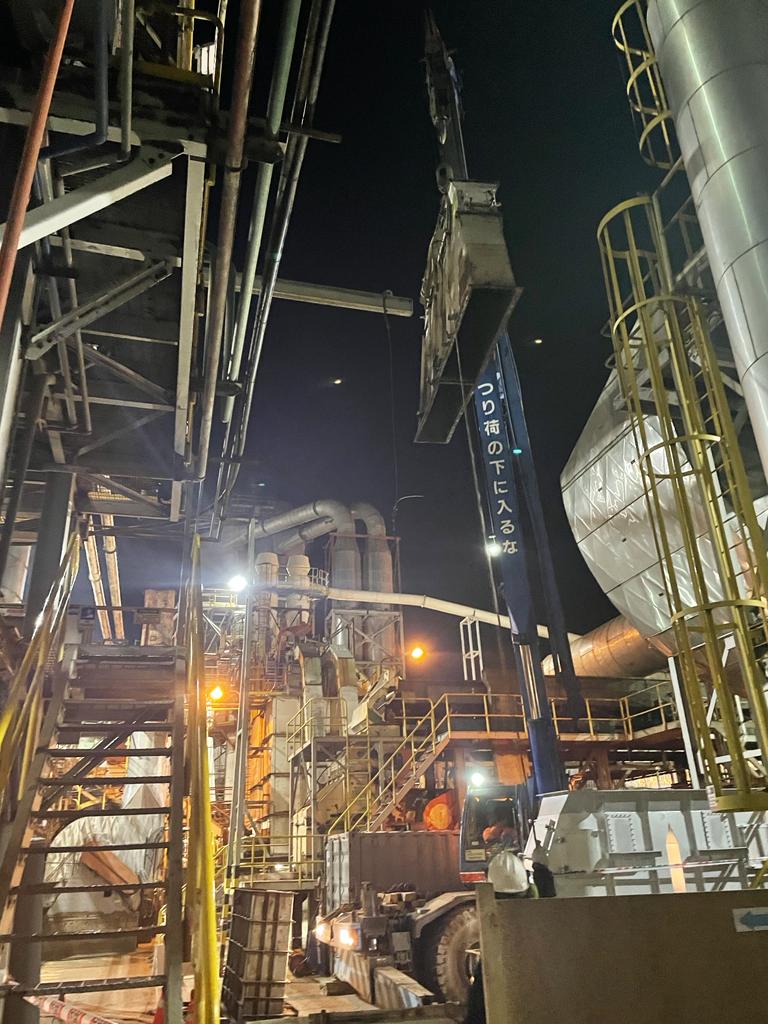 Fabricación y Cambio de Chute de Planta Termica Masisa