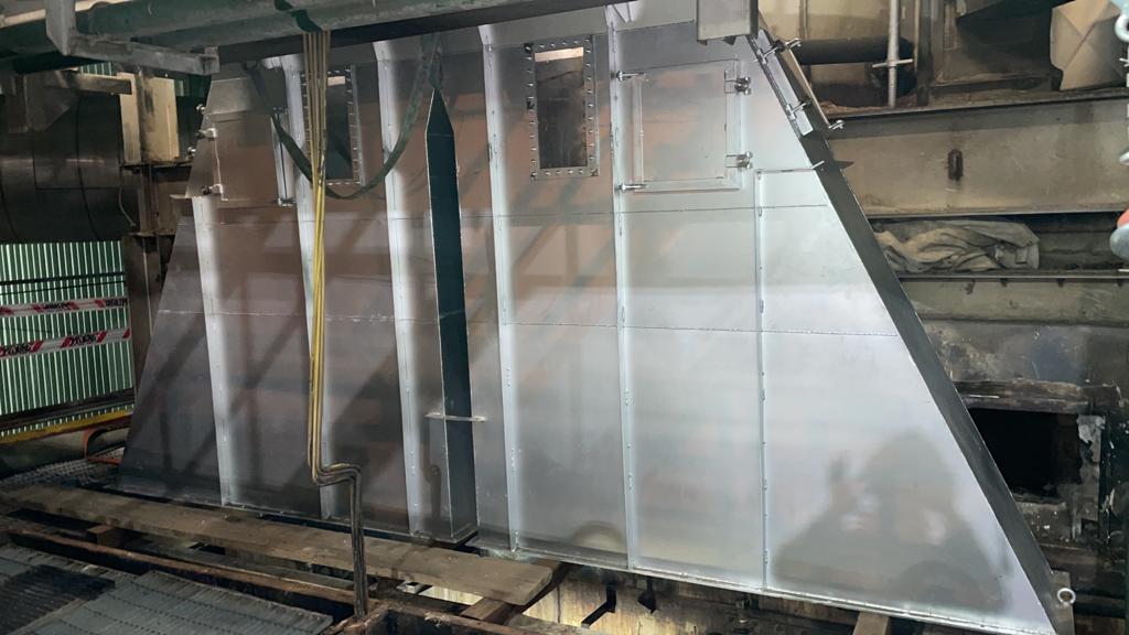 Fabricación y Cambio de Chute de Planta Termica Masisa