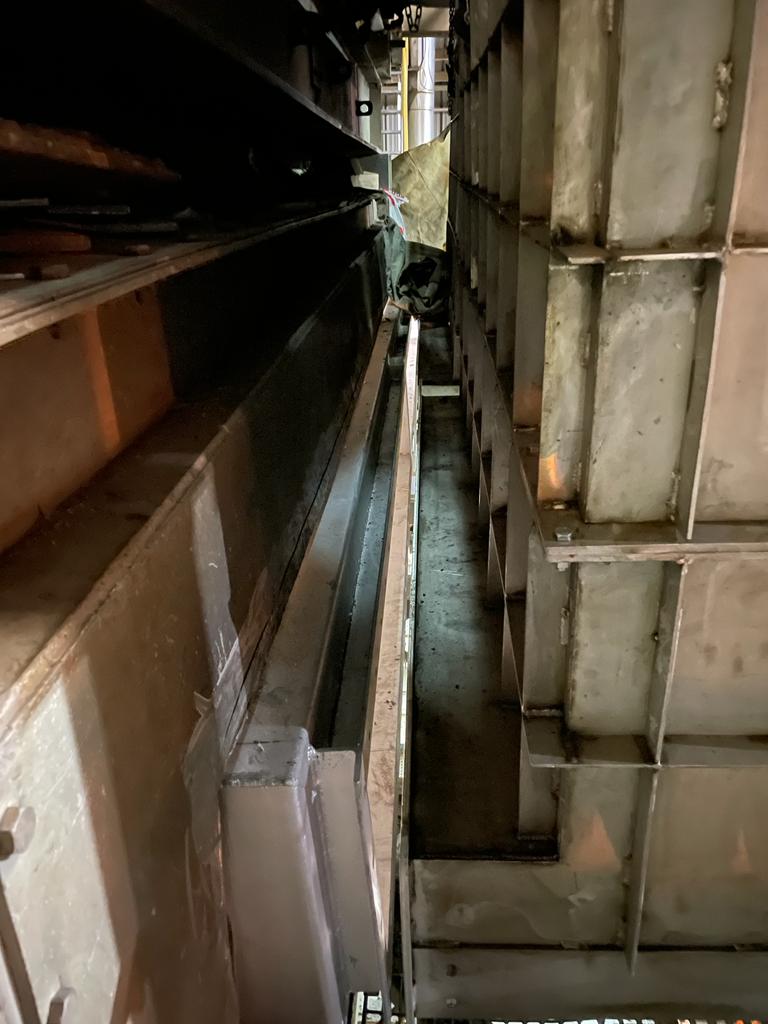 Fabricación y Cambio de Chute de Planta Termica Masisa