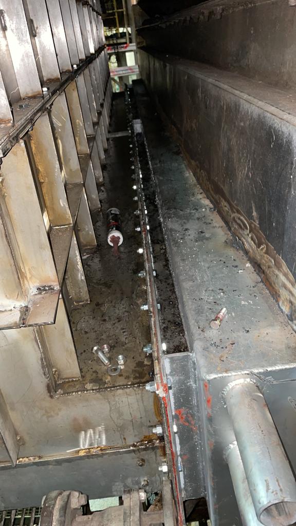 Fabricación y Cambio de Chute de Planta Termica Masisa