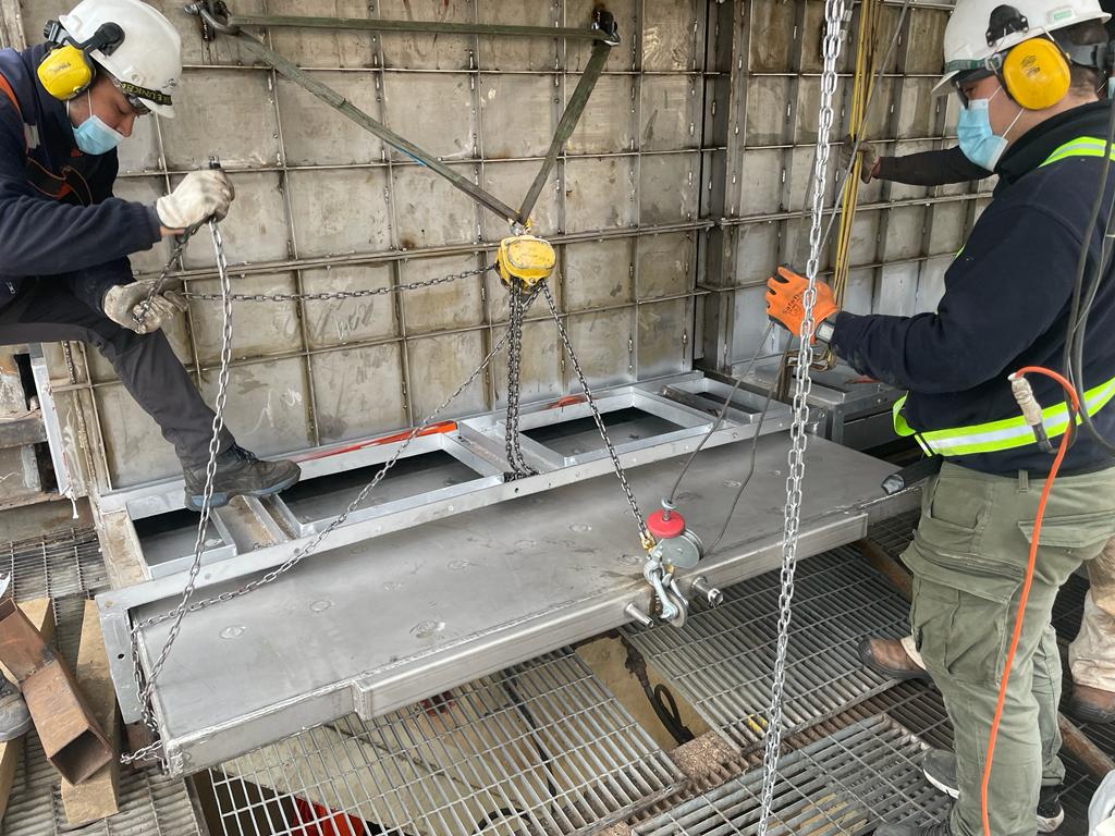 Fabricación y Cambio de Chute de Planta Termica Masisa
