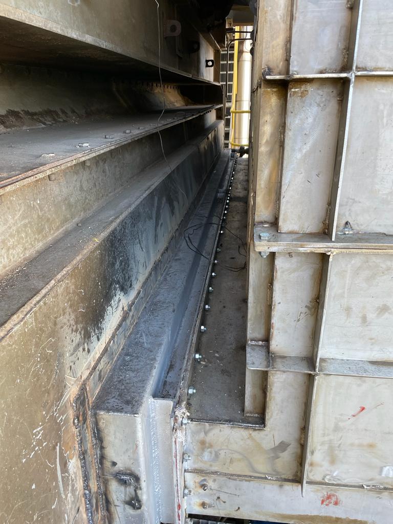 Fabricación y Cambio de Chute de Planta Termica Masisa