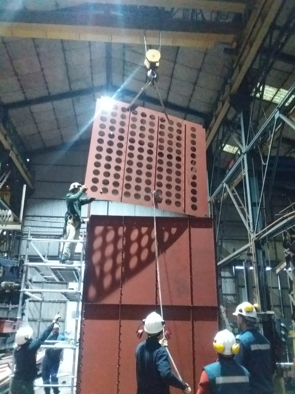 Fabricación y Montajes de Filtro Captador de polvo Planta Masisa Mapal