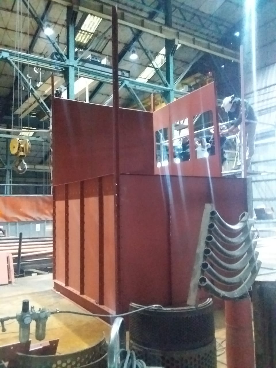 Fabricación y Montajes de Filtro Captador de polvo Planta Masisa Mapal