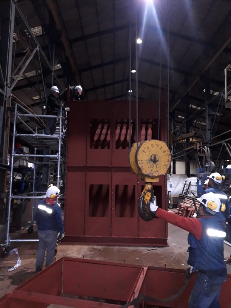 Fabricación y Montajes de Filtro Captador de polvo Planta Masisa Mapal