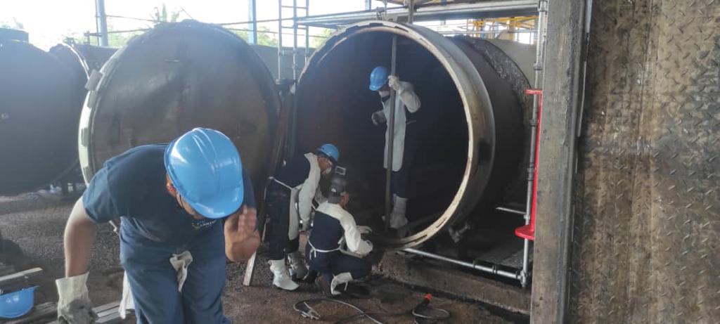 Reconstruccion de compuertas de enclaves Apc Palmonagas