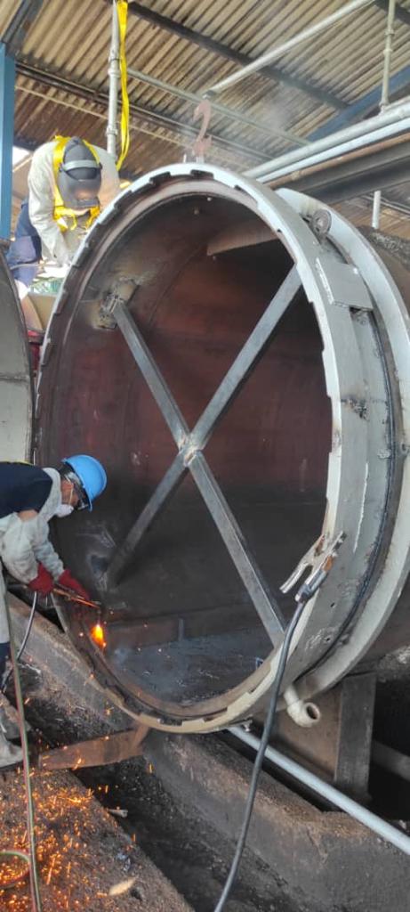 Reconstruccion de compuertas de enclaves Apc Palmonagas