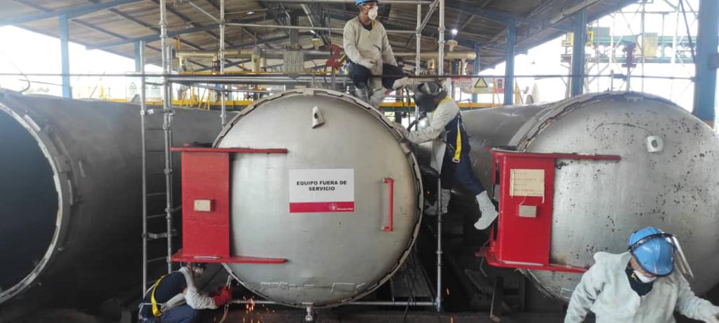 Reconstruccion de compuertas de enclaves Apc Palmonagas