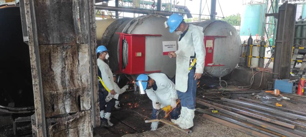 Reconstruccion de compuertas de enclaves Apc Palmonagas