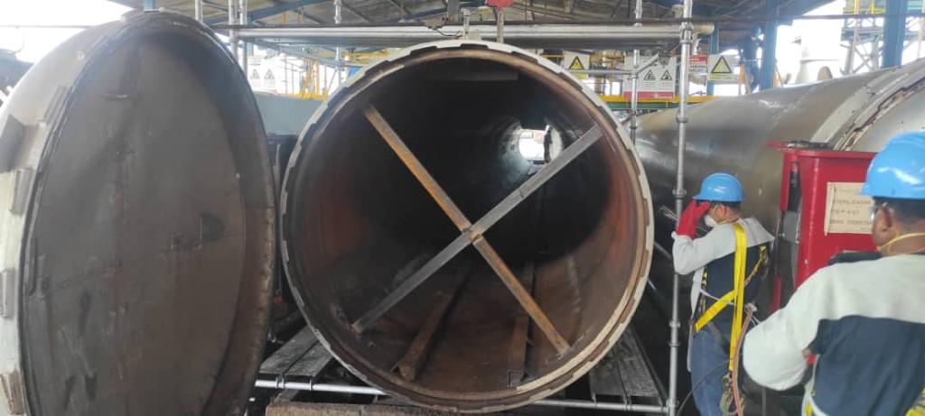 Reconstruccion de compuertas de enclaves Apc Palmonagas