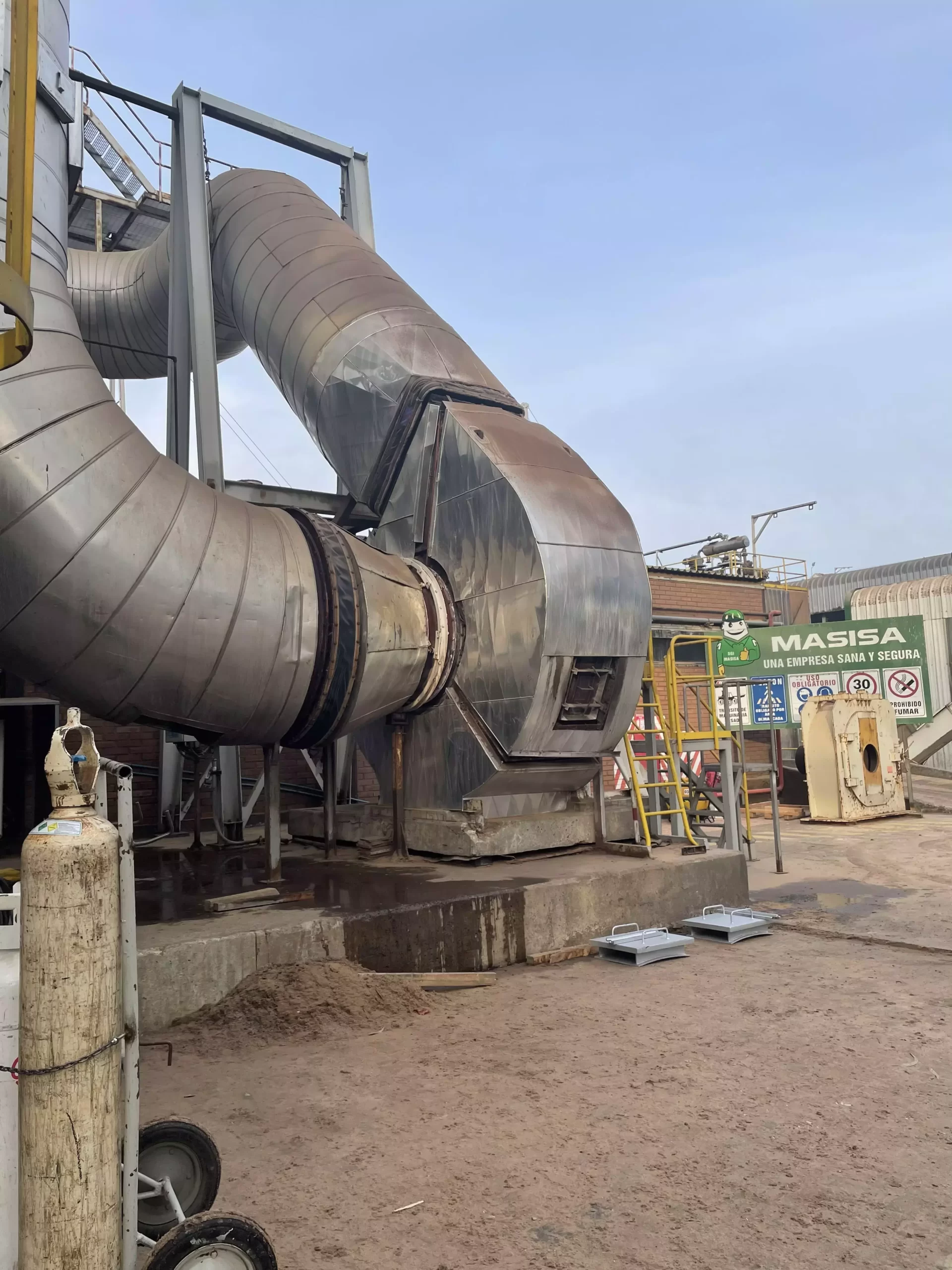 Fabricación y Cambio de Ventiladores Z41 y Z26 de proceso Planta Mapal Masisa