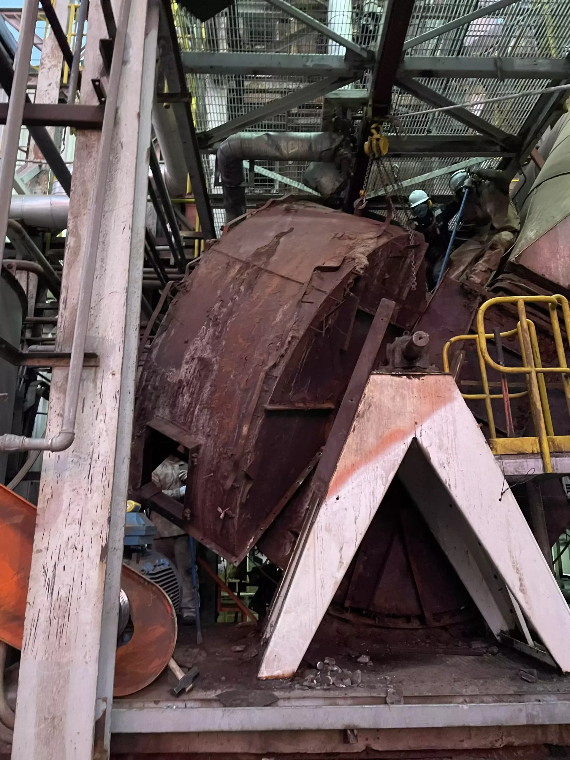 Fabricación y Cambio de Ventiladores Z41 y Z26 de proceso Planta Mapal Masisa