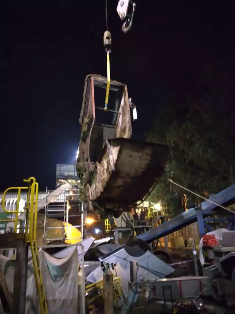 Fabricación y Cambio de Ventiladores Z41 y Z26 de proceso Planta Mapal Masisa