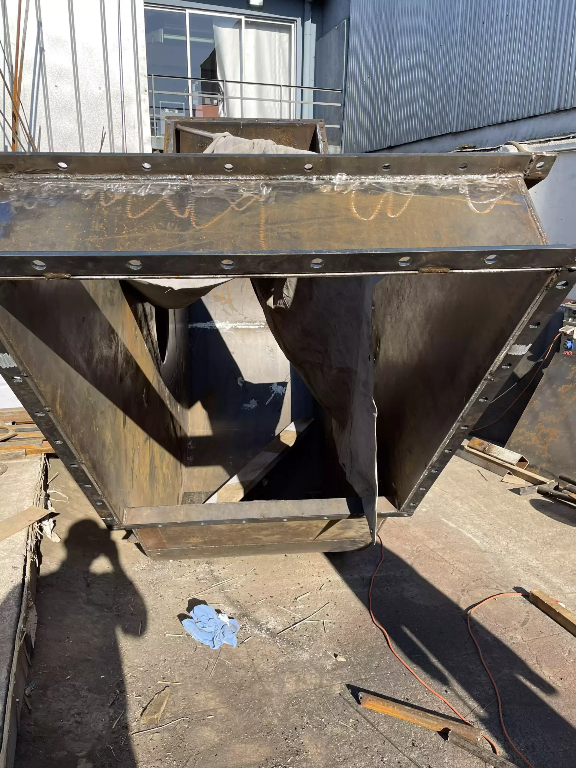 Fabricación y Cambio de Ventiladores Z41 y Z26 de proceso Planta Mapal Masisa