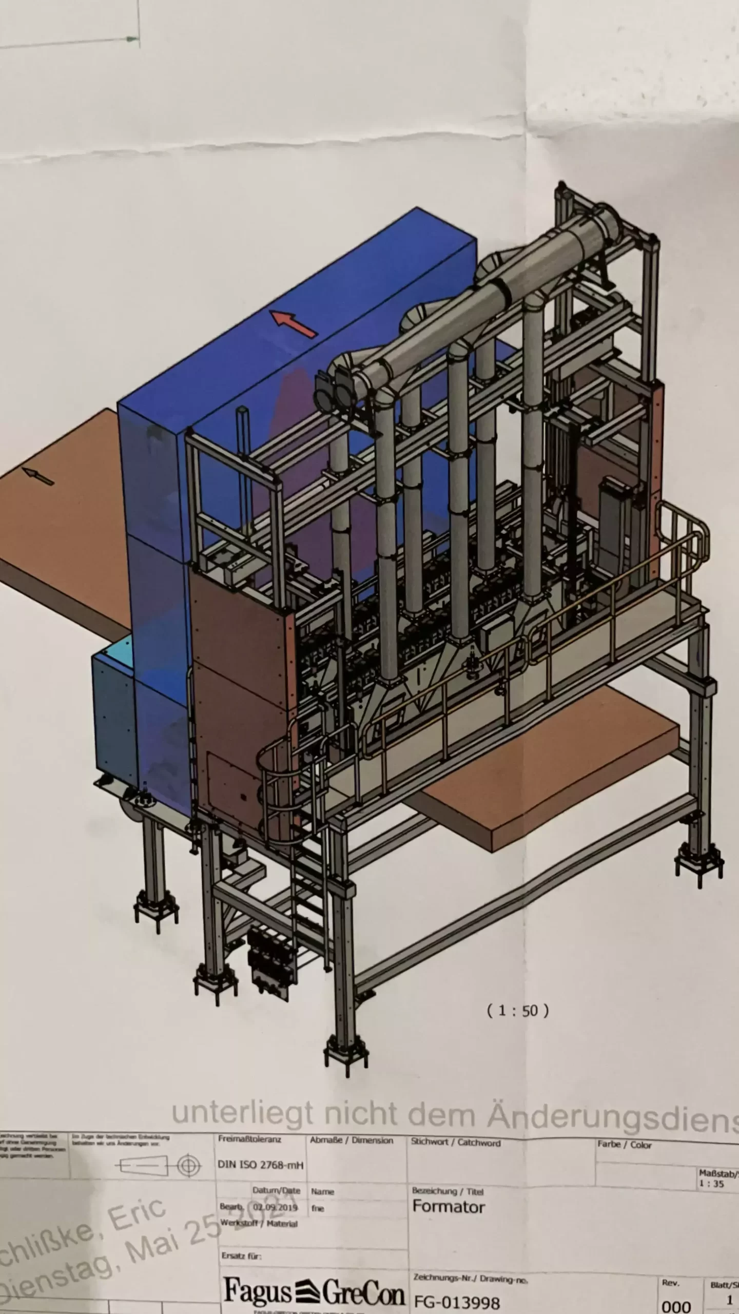 Proyecto Montaje Mecánico Formator Dieffensor Masisa Cabrero